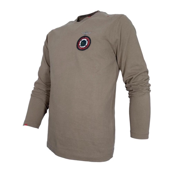 Long Sleeve Military Green T-Shirt