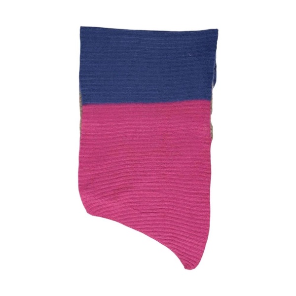 Striped Knitted Scarf