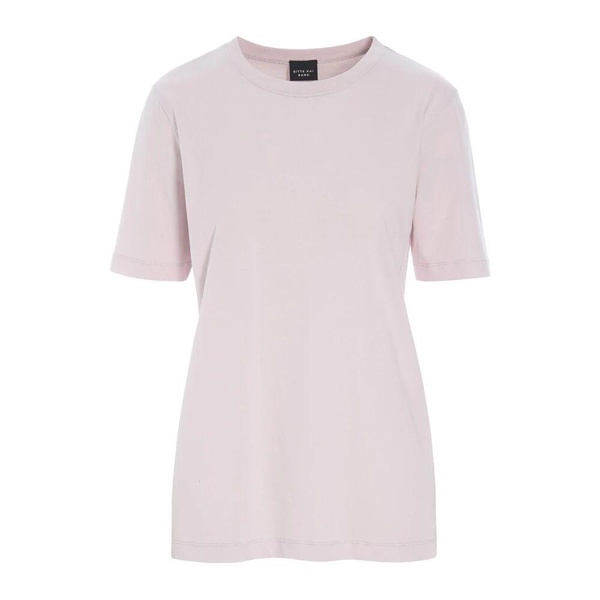 Pale Pink Cotton T-Shirt Osaka