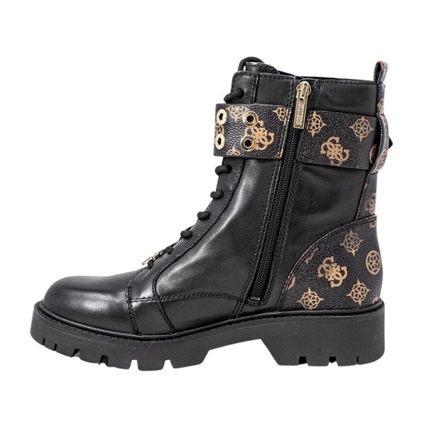 Leather Lace-Up Ankle Boots