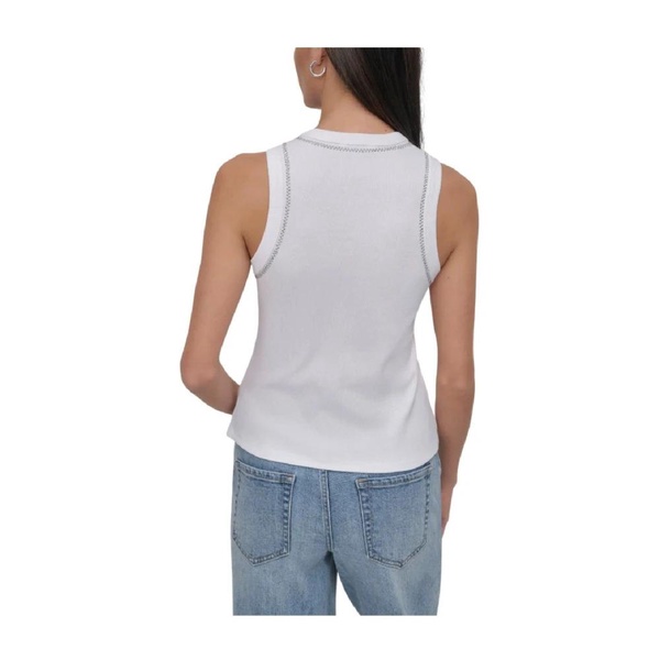 Rhinestone Neck Top for Elegant Style