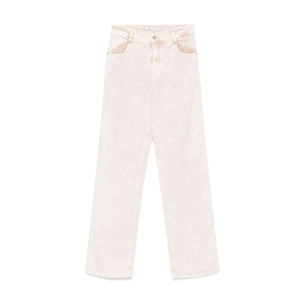 Light Pink Classic Jeans with Pockets