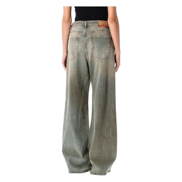 Beige Washed Jeans SS25