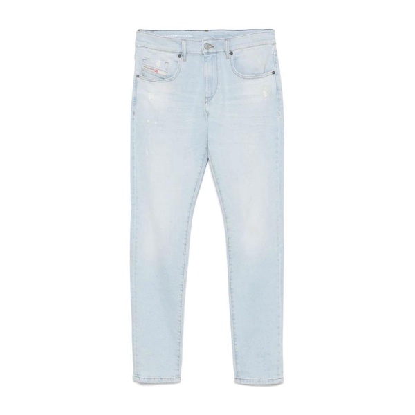 Blue Jeans with Concealed Fly