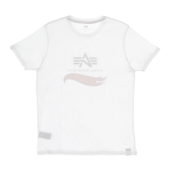 Hot Wheels Flag Tee White Mens T-Shirt