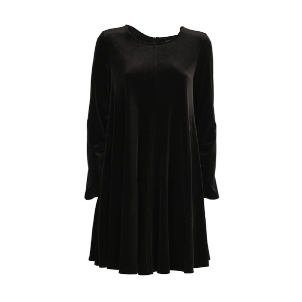 Zippered Chenille Flared Dress