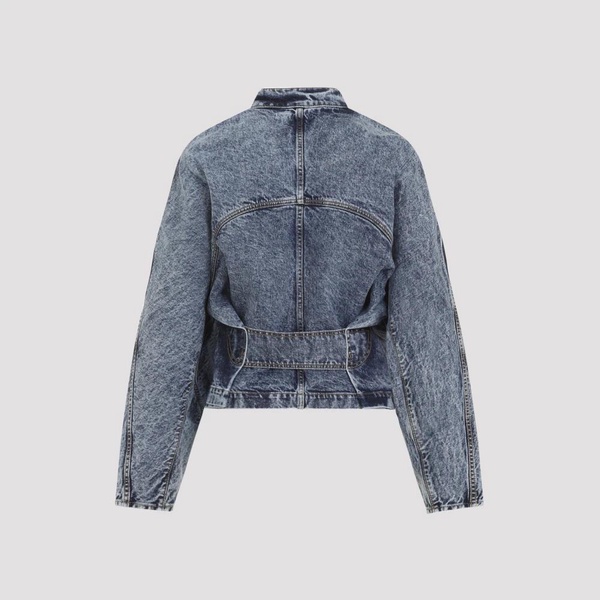 Blue Denim Jacket Women's Fashion