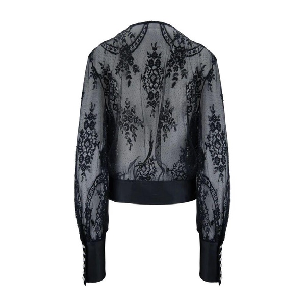 Floral Embroidered Button-Up Shirt