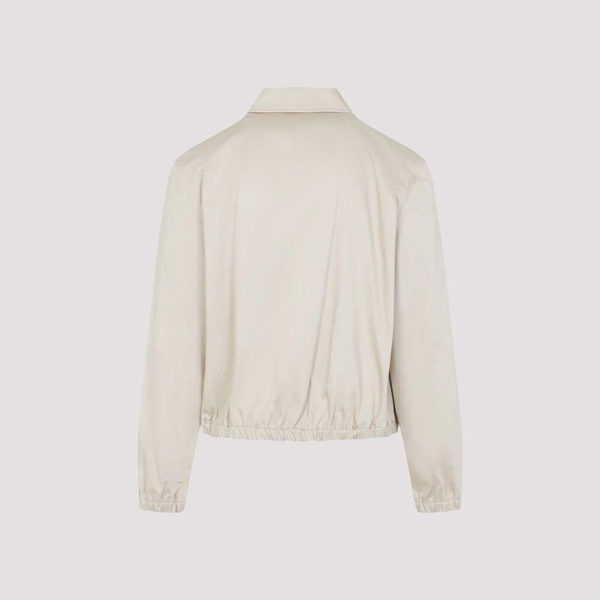 Neutral Cotton Jacket for Men