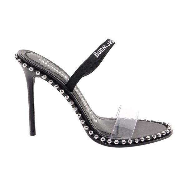 Metal Detail Leather Sandals