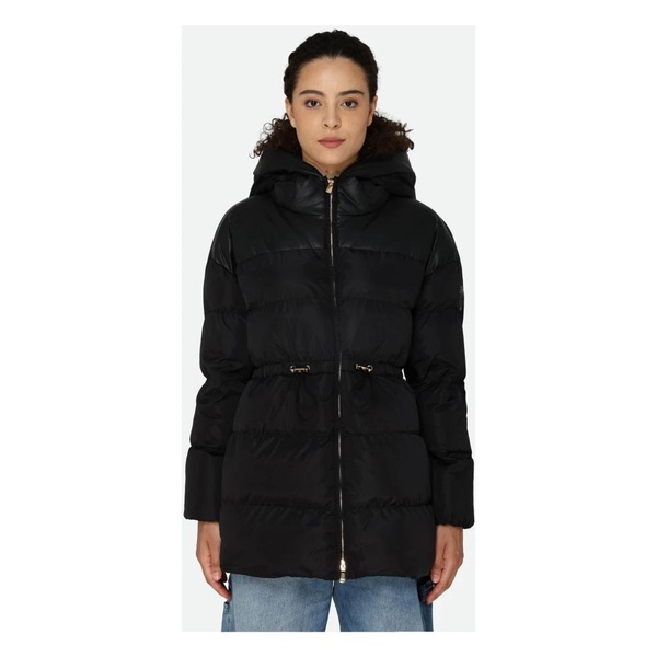 Black Hooded Puffer Jacket