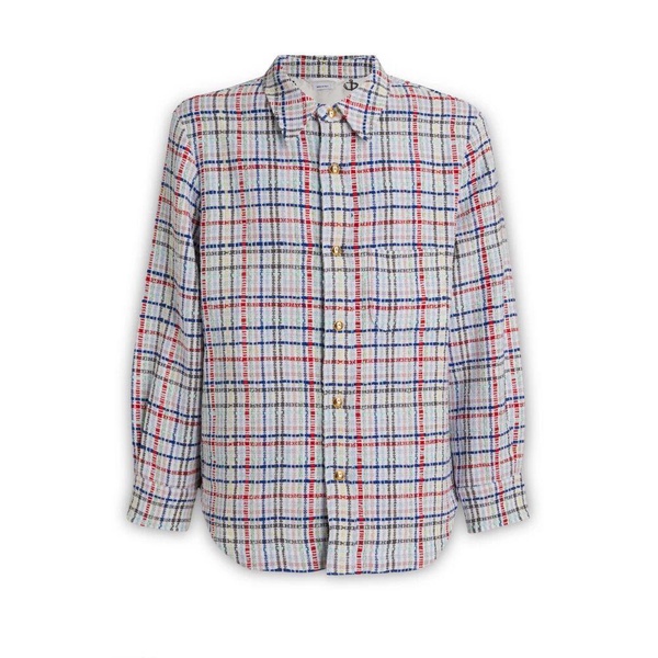Gingham Check Buttoned Overshirt