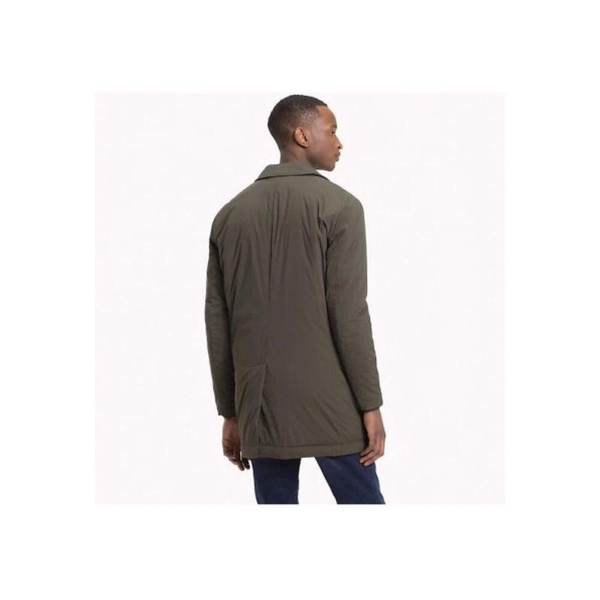 Padded Nylon Coat with Revers