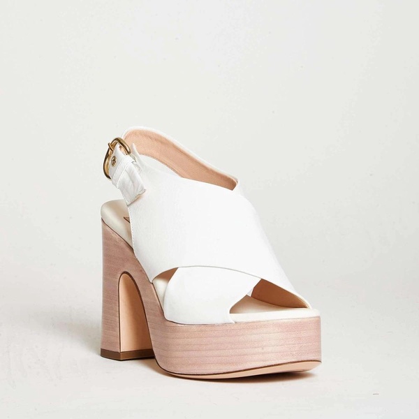 Womens Shoes Sandals Bianco AW22