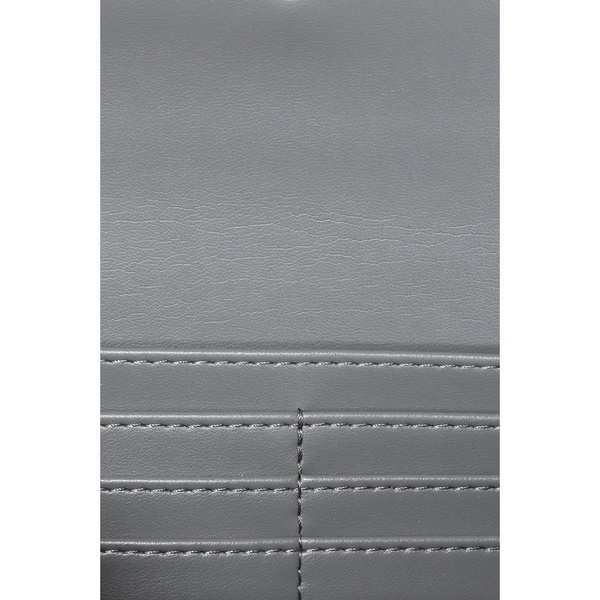 Grey Falabella Faux Suede Wallet