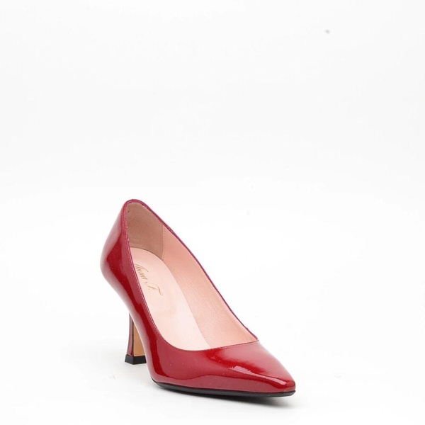 Red Patent Decolté