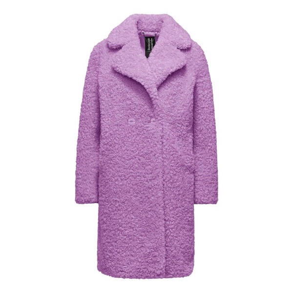 Sherpa Fleece Coat with Lapels