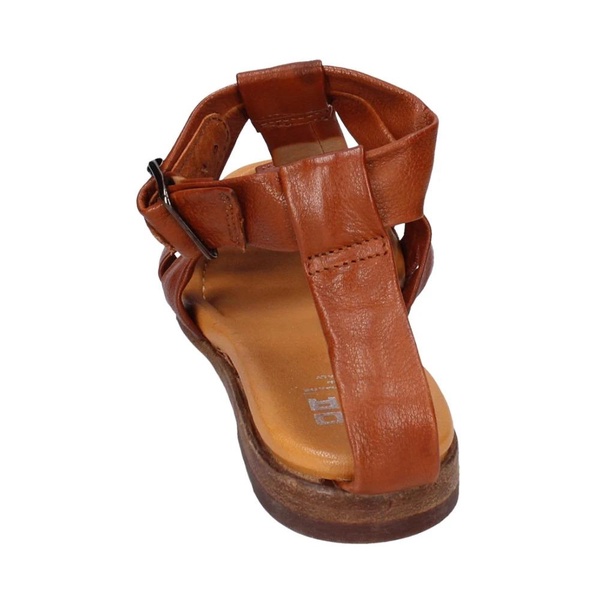 Vintage Leather Flat Sandals