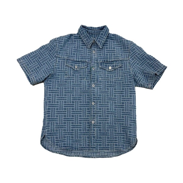 Denim Shirt with Pattern