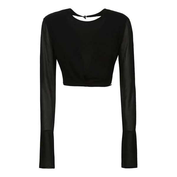 LEA OPEN BACK CROPPED TOP