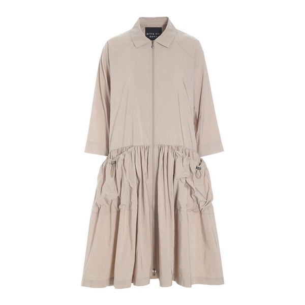 Oversized Poplin Dress Dusty Quartz