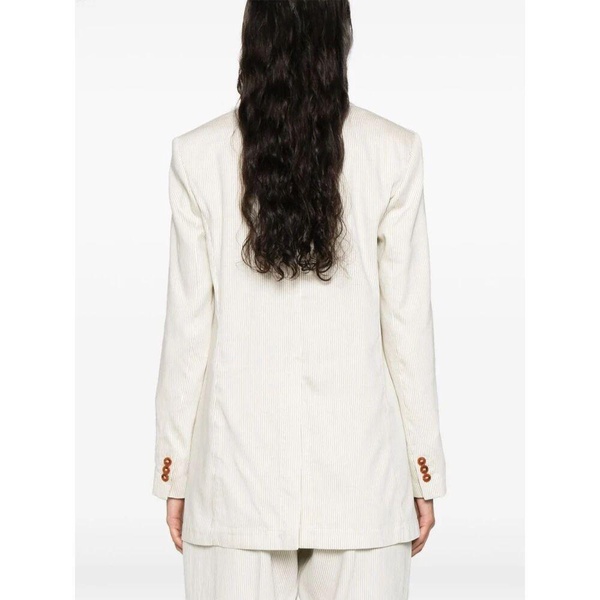 White Jacket with Button Fastening
