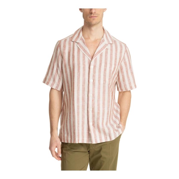 Striped Multicolour Button-Up Shirt