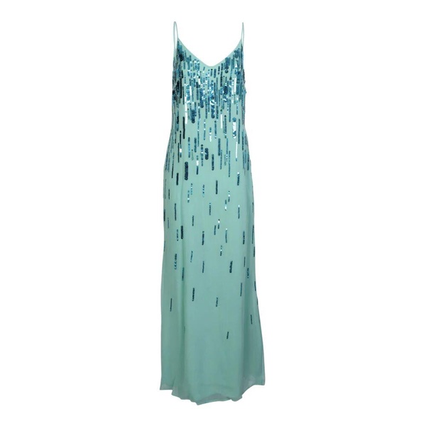 Amens embroidered sequin long dress