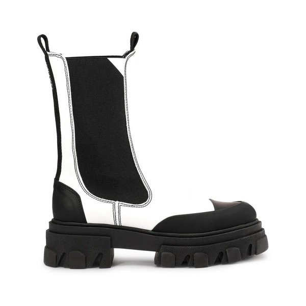 Calf Leather Mid Chelsea Boot