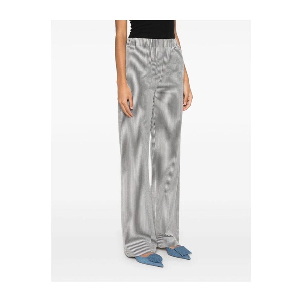 Blue Elasticated Waistband Trousers