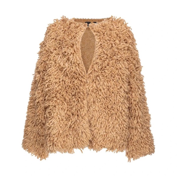 Shearling Jackets with Cut-Out Detailing