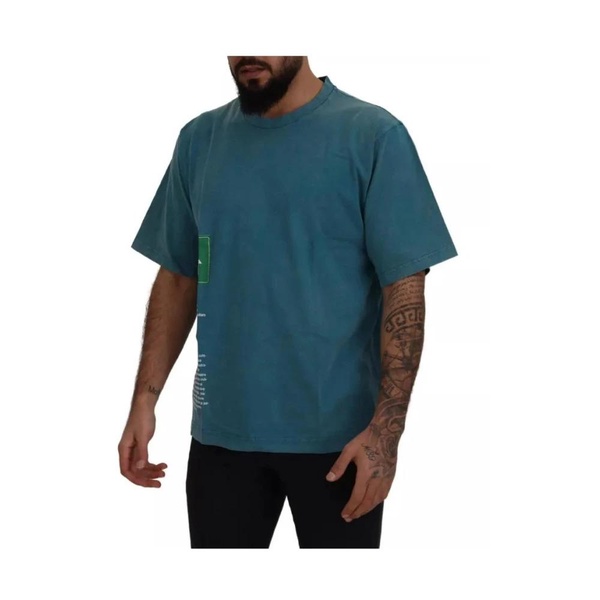 Logo Print Crewneck Cotton T-shirt