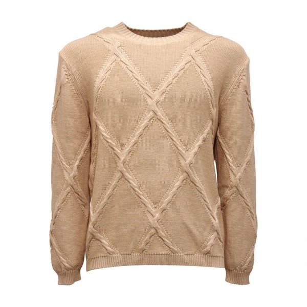 Cotton Sweater in Beige