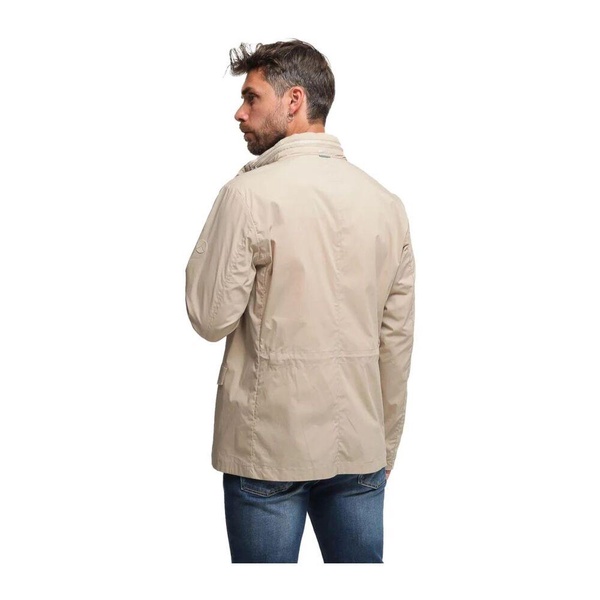 Camouflage Hood Cotton Jacket with Pockets