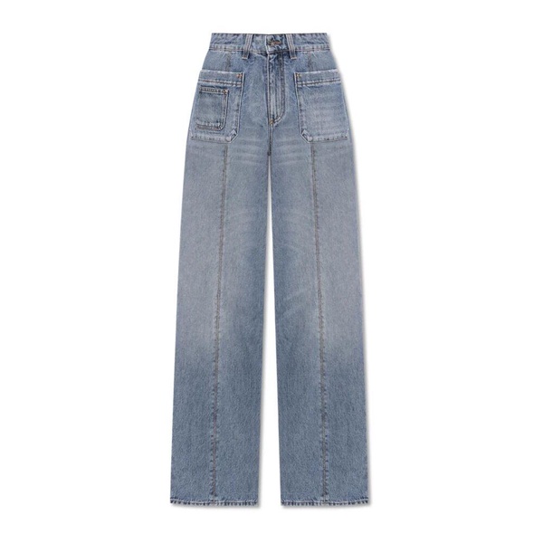 Wide type jeans