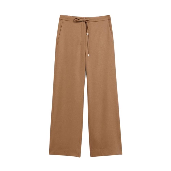 Floria Wool Flannel Trousers
