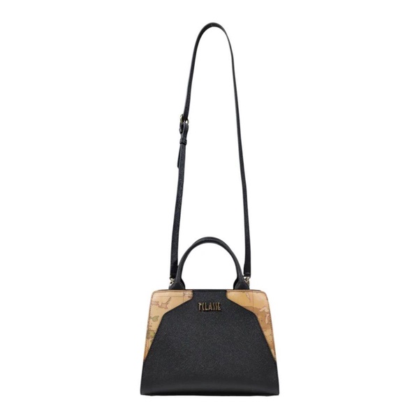 Print Design Shoulder Handbag Women Black