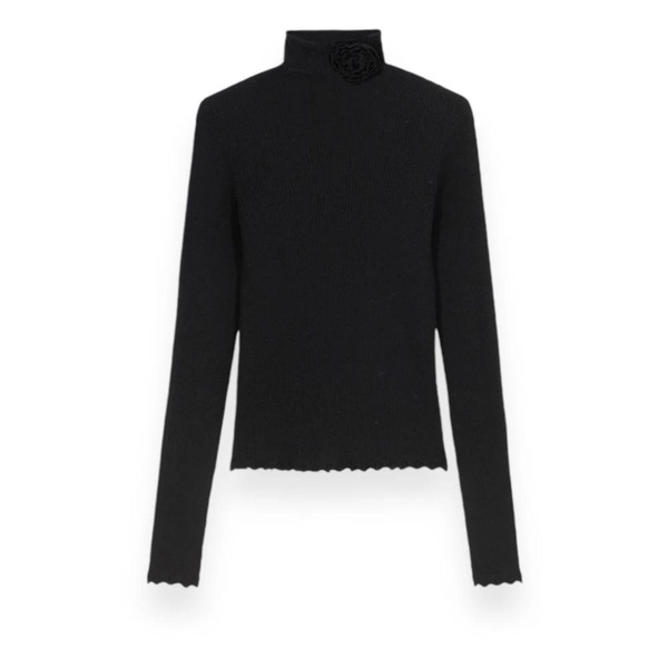 Ribbed Turtleneck Sweater