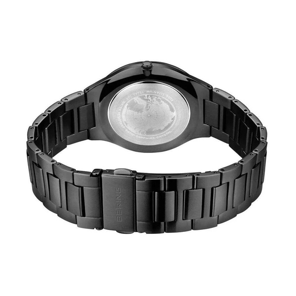 Men's Watch Titanium 40 mm Sapphire Glass Titanium Slim Design 10 ATM Bracelet with Titanium Elements 15240-728
