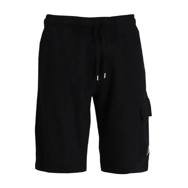 Black Cargo Lens Shorts