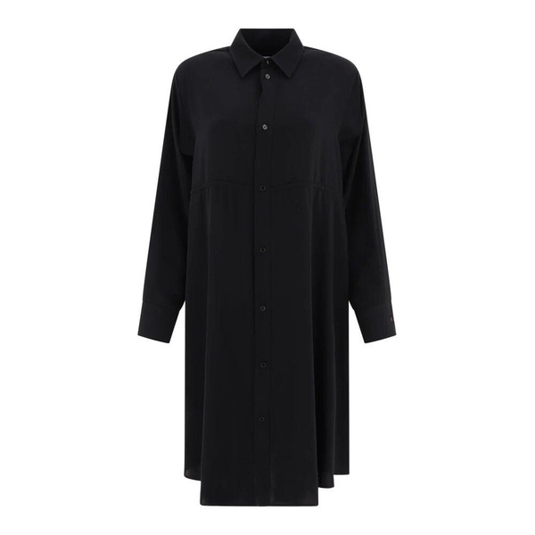 Drawstring Chemisier Dress