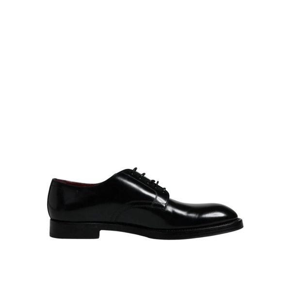 Black Leather Oxford Shoes