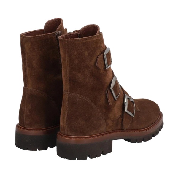 Brown Casual Suede Booties