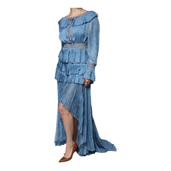 Layered Maxi Dress with Logo