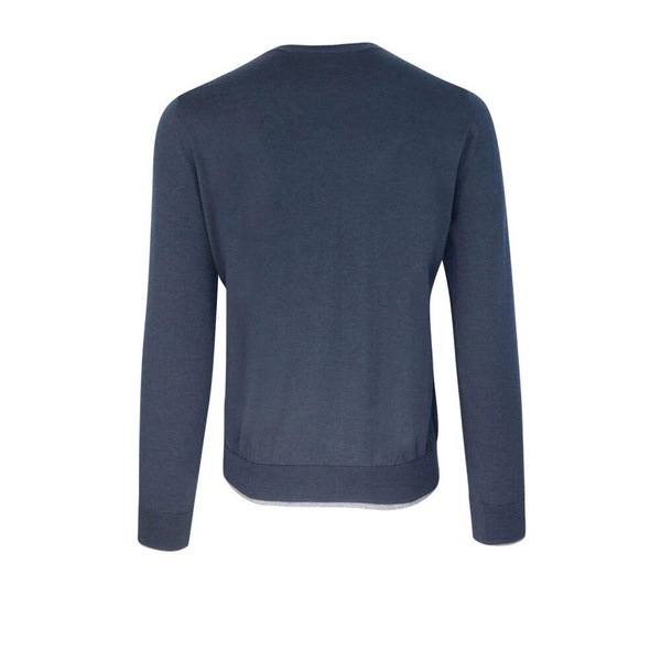 Blue Crew Neck Sweater
