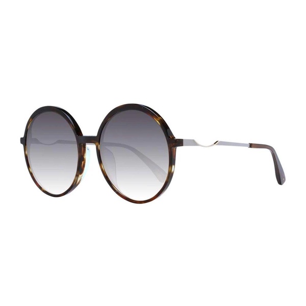 Brown Round Sunglasses with Gradient Lenses