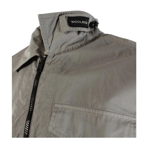 Grey Overshirt in Cotton Gabardine