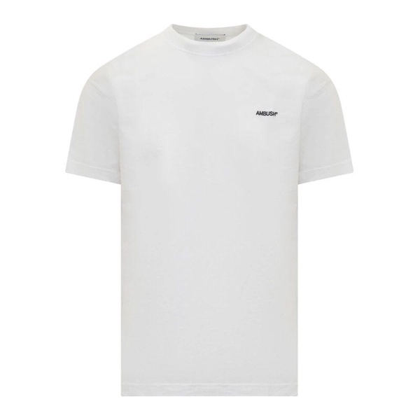 White Embroidered Logo T-shirts Pack