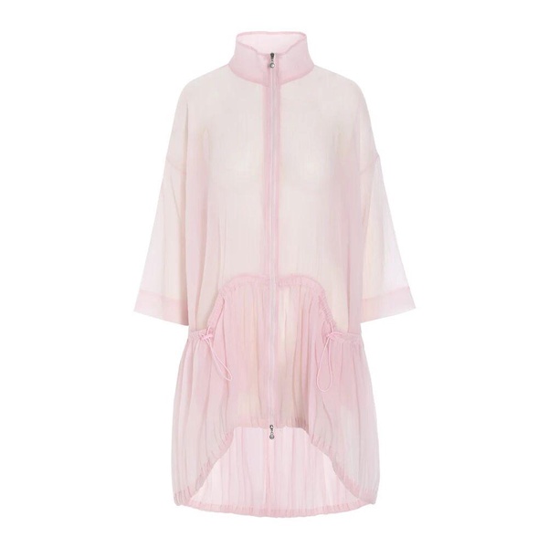 Transparent Oversize Dress Pale Pink
