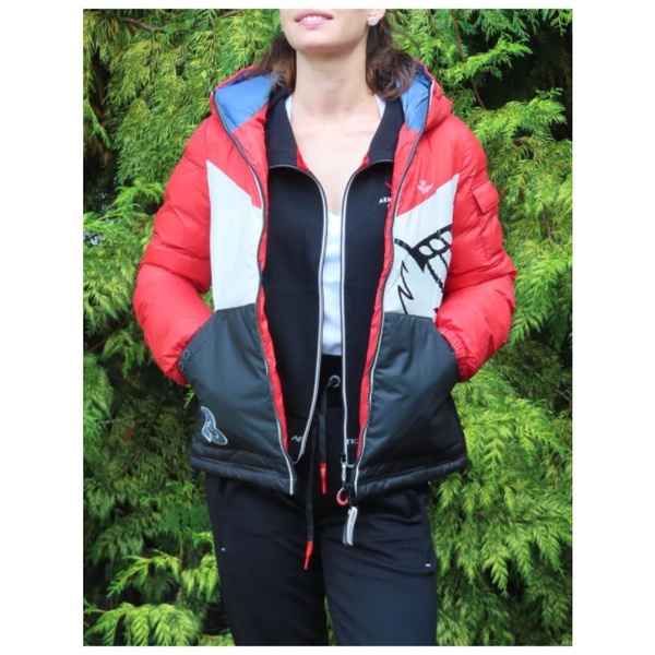 Waterproof Color-Block Hooded Jacket
